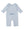 Stop, Go & Traffic Playsuit Stripe- Lt. Blue