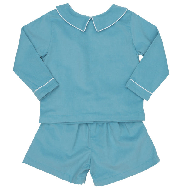 John Heirloom Blue Short Set