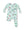 Golf Pros 2 Way Zipper Footie- Green