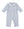 Hand Smocked Playsuit- Light Blue