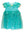 Teal Golden Princess Dress-Up Puff Sleeve Nightgown
