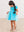 Princess Bow Twirl Dress- Teal Golden Princess