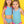 Racerback Flutter Tankini- Neon Star Party