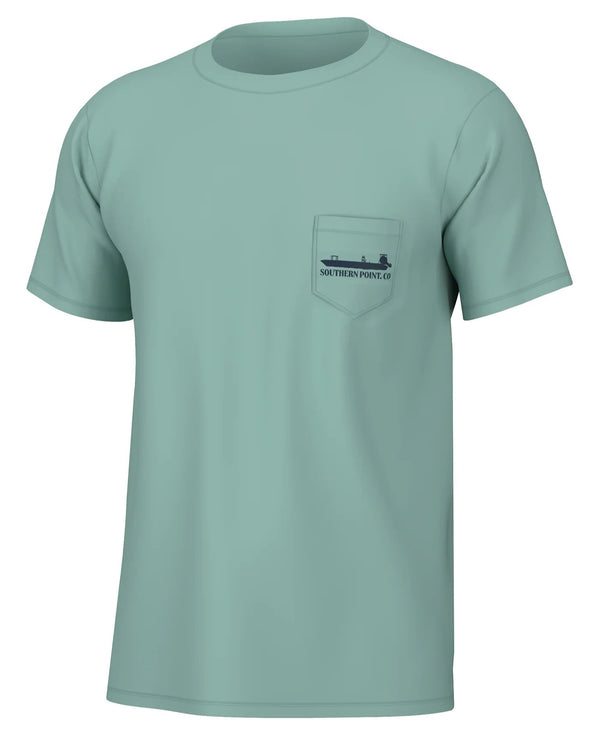 Skiff Skipper Coast Tee- Emerald Coast (Men)