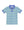 Sky Blue & Palm Green Stripe Polo