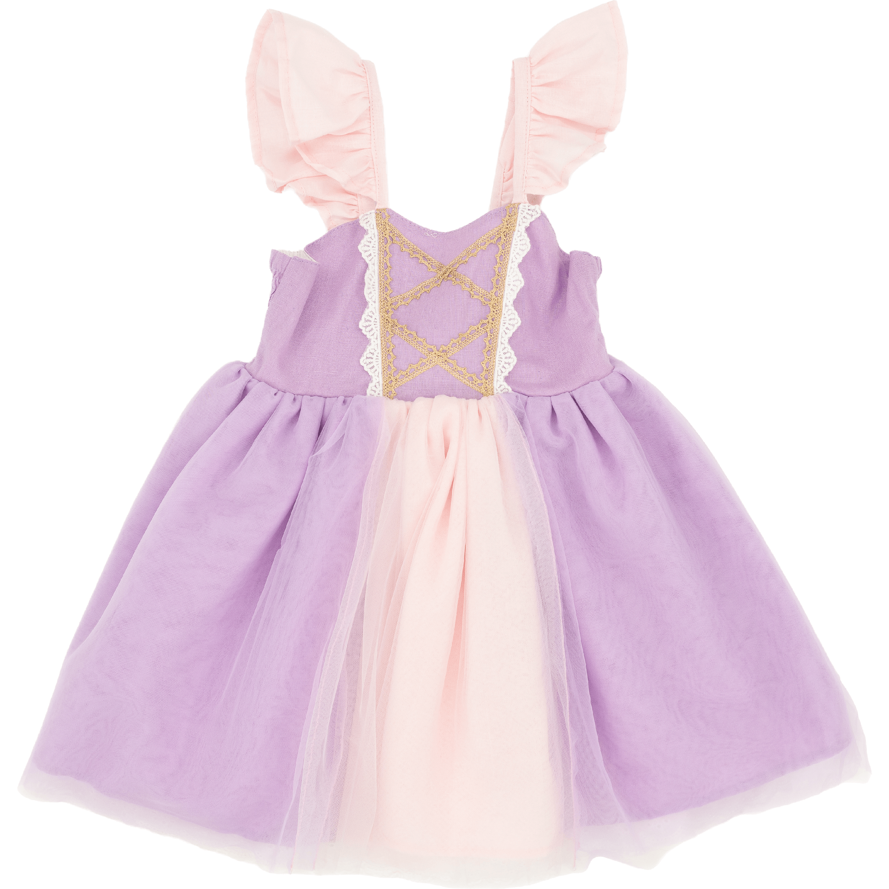 purple and pink princess dress Purple Flower Girl Dress with Bow Cute Princess Dress Embroidery Tulle Gowns, Purple / 160 cm