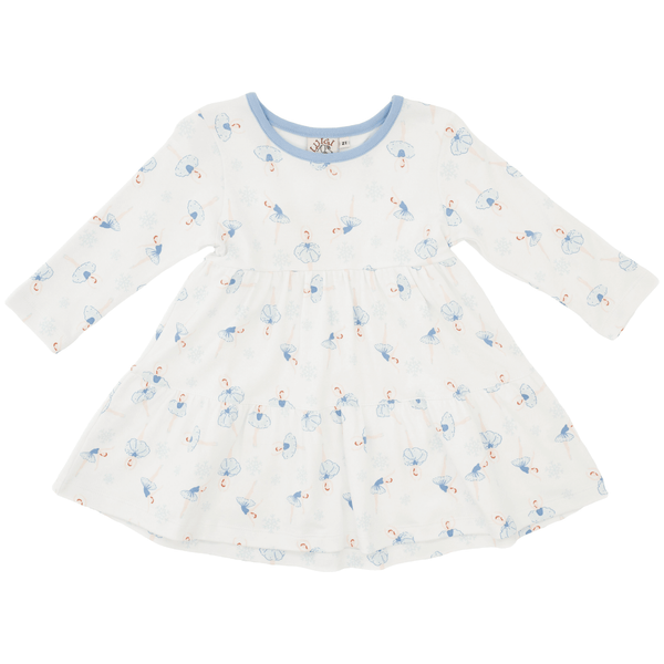 Winter Ballerina Print Dress 18 Months Winter Ballerina Print Dress 18 Months