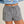 Waist Tie Check Shorts- Black