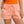 Waist Tie Check Shorts- Orange