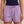 Waist Tie Check Shorts- Purple