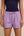 Waist Tie Check Shorts- Purple