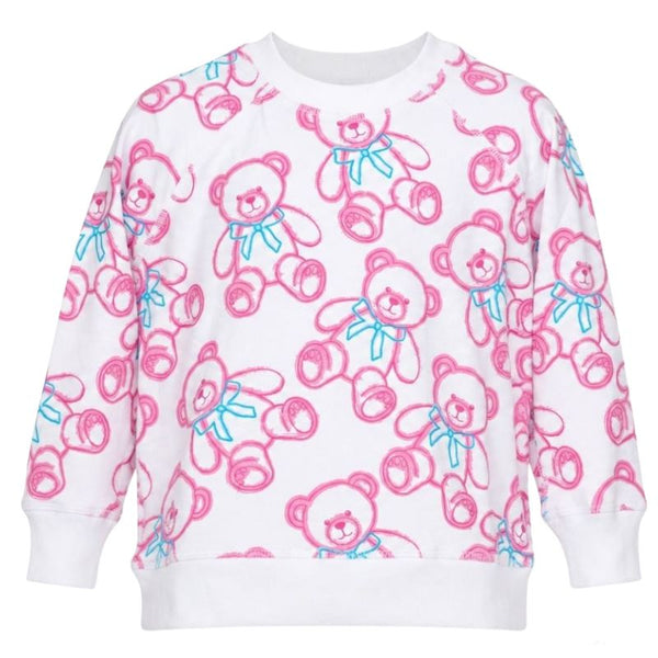 Spray Painted Bears Oversized Sweatshirt