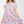 V-Neck Striped Pattern Dress
