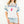 Embroidered Puff Sleeve Floral Top- White