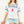 Embroidered Puff Sleeve Floral Top- White