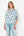Smocked Neck Puff Sleeve Floral Top- Cream