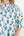 Smocked Neck Puff Sleeve Floral Top- Cream