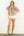 Ruffle Trim Floral Short Sleeve Top- Sage