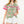 Ruffle Trim Floral Short Sleeve Top- Sage
