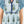 Striped Flutter Sleeve Floral Maxi Dress- Blue