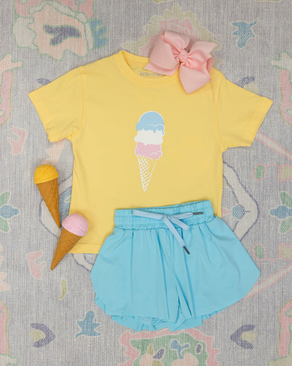 Yellow Ice Cream Cone T-Shirt