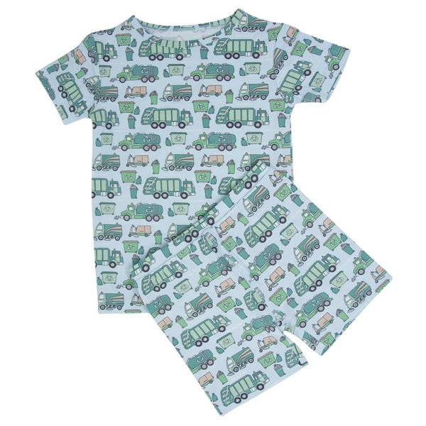 Garbage Trucks Recycle S/S Pajama Set