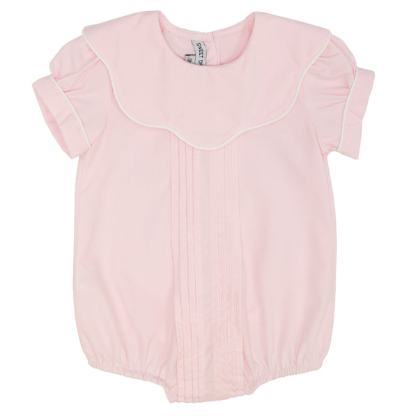 Pink Pleated Scallop Bubble