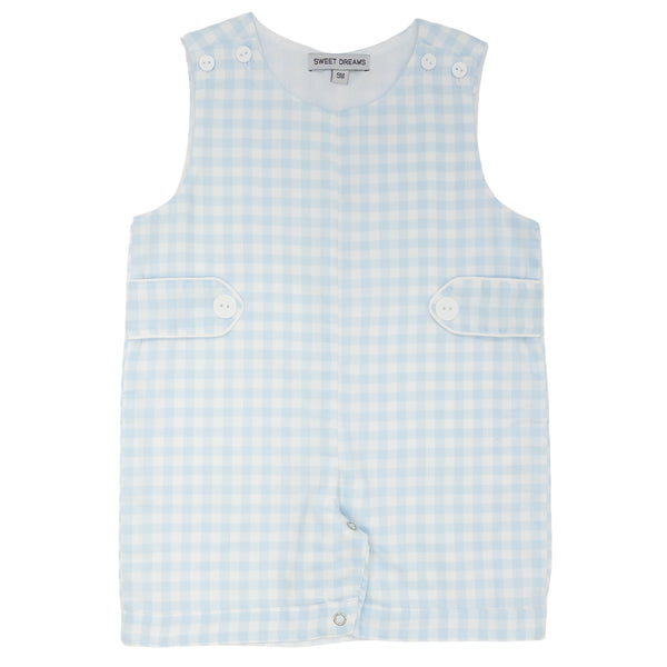 Light Blue Gingham Jon Jon