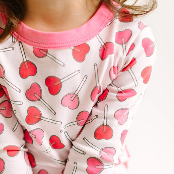 Sweetheart Pops Pajamas- Pink
