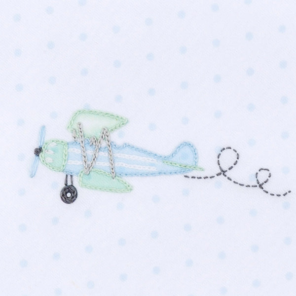 Take Flight Emb Bubble- Light Blue