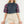 Hand Embroidered Sleeve Top- Denim Blue