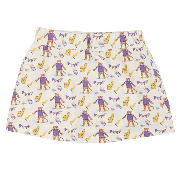 Sara Catherine Skort- Game Day Purple and Gold