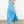 Tiered Poplin Maxi Dress- Blue