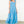 Tiered Poplin Maxi Dress- Blue