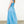 Tiered Poplin Maxi Dress- Blue