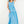 Tiered Poplin Maxi Dress- Blue