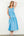 Tiered Poplin Maxi Dress- Blue