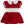 Red Velvet Dress W/ Lace