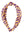 Top Knot Headband- Tiger Purple/Yellow