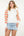 Knitted Bishop Sleeve Sweater- White