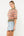 Short Sleeve Multi Color Knit Top- Olive