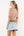 Short Sleeve Multi Color Knit Top- Olive