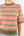 Short Sleeve Multi Color Knit Top- Olive