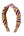 Top Knot Headband- Tiger Purple/Yellow