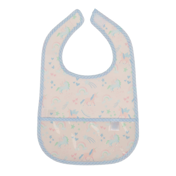 Unicorns Wipe It Bib