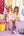 Bow Tennis Raquet & Ball Top- Pink