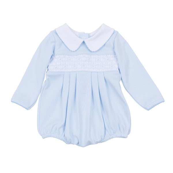 Walker's Classics Smocked Bubble- Light Blue
