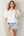 Puff Sleeve Textures Top -White