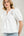 Puff Sleeve Textures Top -White