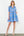 Puff Sleeve Floral Dress- Blue